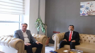 VALİ EKİCİ TMO GENEL MÜDÜRÜNÜ KABUL ETTİ