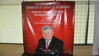 ALİ CAN CHP LÜLEBURGAZ İLÇE BAŞKANI OLDU
