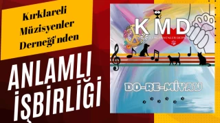 Kırklareli Müzisyenler Derneği'nden Anlamlı İşbirliği