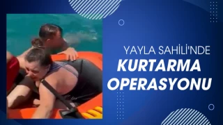 Yayla Sahili'nde Kurtarma Operasyonu