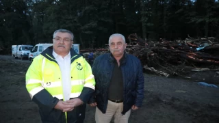 BAŞKAN KESİMOĞLU AFET BÖLGESİNDEYDİ