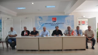 CHP İL GENEL MECLİS ÜYELERİ CHP İL BAŞKANLIĞINDA SEL FELAKETİ HAKKINDA BASIN AÇIKLAMASI YAPTI