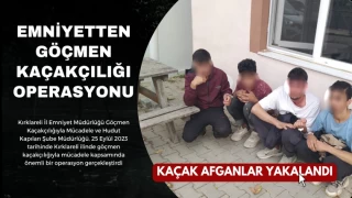 Emniyetten Göçmen Kaçakçılığı Operasyonu