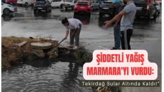 Şiddetli Yağış Marmara'yı Vurdu