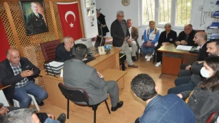 CHP MERKEZ İLÇE HEYETİNDEN MUHTARLARA ZİYARET