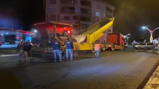KIRKLARELİ BELEDİYESİ GECE GÜNDÜZ ÇALIŞIYOR