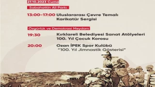 Kırklareli Belediyesi’nin 100. yıl kutlama etkinlikleri coşkuyla taçlanıyor