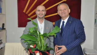 TÜRKER'DEN CHP İLÇE BAŞKANI YARIM'A ZİYARET