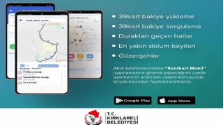 39 KART , KIRKLARELİ'NDE ULAŞIMI DÖNÜŞTÜRDÜ