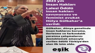 HÜLYA GÜLBAHAR 'A ULUSLARARASI ÖDÜL VERİLDİ