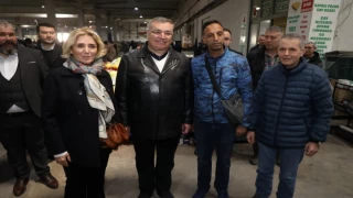 KIRKLARELİ HALKI YÜREĞİNDEKİNİ BU CÜMLEYLE DİLE GETİRDİ " YANINDAYIZ BAŞKANIM "