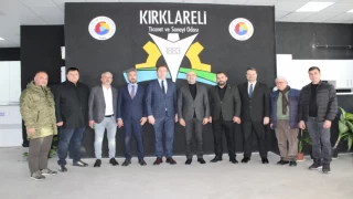 KIRKLARELİ TSO, İBRAHİMCİOĞLU'NU AĞIRLADI