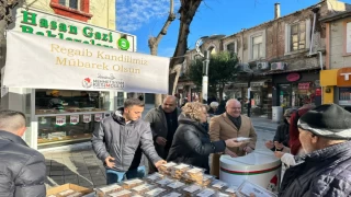 KIRKLARELİ BELEDİYESİ'NDEN KANDİL SİMİDİ İKRAMI