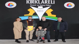 (Kırklareli TSO ) Başkanı Ilık SYNETA Bilişim Hizmetleri Anonim Şirketi sahiplerini ağırladı