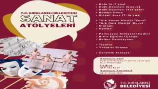SANAT ATÖLYELERİ BAŞVURULARI BAŞLADI