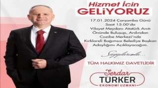 Serdar Türker Bağımsız Aday Oluyor