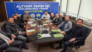 Gıda OSB Altyapı Yapım İşi Sözleşmesi imzalandı