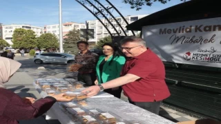 Kırklareli Belediyesi’nden, Miraç Kandili dolayısıyla kandil simidi ikramı