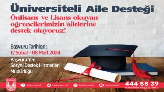 ‘Üniversiteli Aile Desteği’ başvuruları başlıyor