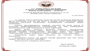 Valilik'ten Beya Şirketi Yangını ile ilgili Açıklama