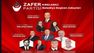 ZAFER PARTİSİ KIRKLARELİ’NDE TÜM İLÇELERDE ADAYLARINI AÇIKLADI