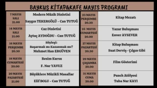 Baykuş Kitap Kafe 'den Mayıs Ayı Programı