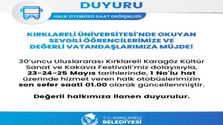Kırklareli Belediyesin'den Açıklama