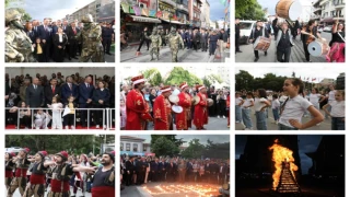 Vali Birol Ekici 30. Kırklareli Uluslararası Karagöz Kültür, Sanat ve Kakava Festivali Açılış Korteji ve Törenine katıldı.