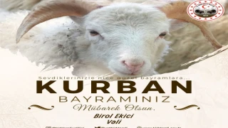 Vali Birol Ekici’nin Kurban Bayramı Mesajı
