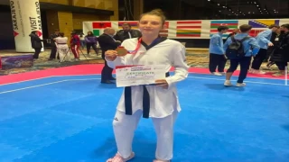 Avrupa Ümitler Taekwondo Şampiyonası’nda Şampiyon Oldu.