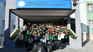 Öğrencilerden geri dönüşüm farkındalığı