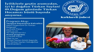 Türkan Saylan Doğum Gününde Kırklareli'de Anılacak