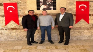 Kırklareli TSO Başkanı Soner Ilık, AK Parti Vize İlçe Başkanı Ahmet Aydın ile İlçe Teşkilat Başkanı Serkan Andıç’ı Ağırladı
