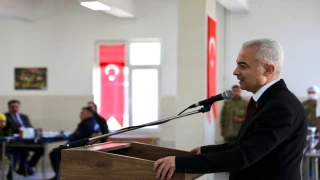 Vali turan şehit aileleri ve gaziler ile bir araya geldi.