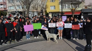 KLÜ ÖĞRENCİLERİ ADALET İSTEDİ