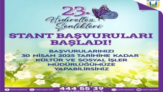 Hıdırellez Şenlikleri stant başvuruları başladı