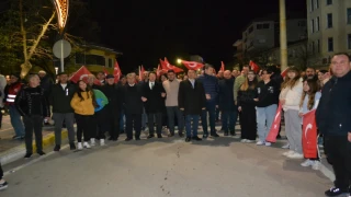  Vize’de “Milli İradeye Saygı” Yürüyüşü Gerçekleştirildi