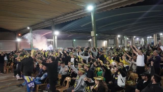 Fenerbahçe’nin Avrupa zaferi dev ekranda izlendi