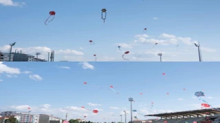 Kırklareli’nde Uçurtmalar Gökyüzünü Süsledi