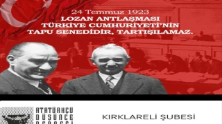 LOZAN’I TARTIŞMAK EMPERYALİZME HİZMET ETMEKTİR!