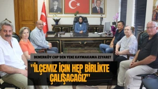 Demirköy CHP'den Yeni Kaymakama Ziyaret