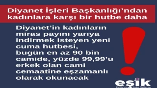 EŞİK Platformu'ndan Diyanet'e Miras ve Kıyafet Hutbesi Tepkisi