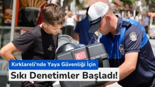 Kırklareli'nde Yaya Güvenliği İçin Sıkı Denetimler Başladı!