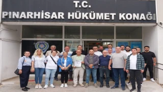 CHP Pınarhisar İlçe Başkanı İsmail Hakkı Kurt Mazbatasını Aldı