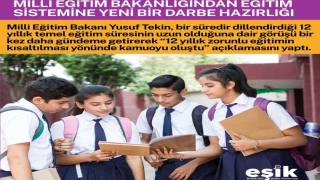 MİLLİ EĞİTİM BAKANLIĞI’NDAN EĞİTİM SİSTEMİNE YENİ BİR DARBE HAZIRLIĞI 