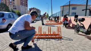 Yeni bisiklet park istasyonları konumlandırılıyor