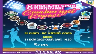 8. Kadınlar Spor Turnuvası Cumhuriyet Kupası başlıyor
