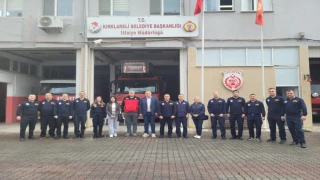 CHP Kırklareli Belediye Meclis Üyelerinden  İtfaiye Müdürlüğü'ne Ziyaret!