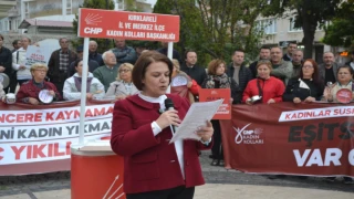 CHP Kırklareli Kadınlardan Tencereli- Tavalı Eylem