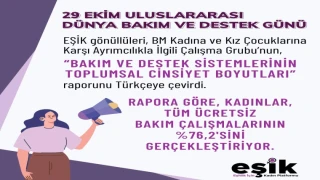 EŞİK’TEN BİRLEŞMİŞ MİLLETLER BAKIM RAPORU AÇIKLAMASI